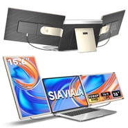 15.6" Laptop Screen Extender, Ultra-Slim Portable Monitor for Laptops with 120% sRGB FHD 1080P IPS, 235Rotation & Kickstand, Plug n Play for Windows Chome Linux Android Xbox Switch