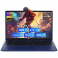 thumbnail image 1 of 15.6" Light-Gaming-Laptop, 8 Cores AMD Ryzen 7 Pro 6850U 32GB LPDDR5 RAM 2TB SSD (Beat i7-1360P Up to 4.7GHz) AMD Radeon 680M GPU IPS FHD Computer with 100W Type-C Backlit Keyboard Fingerprint, 1 of 7