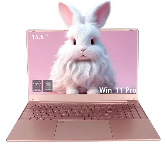 15.6 Lightweight Laptop,Intel Celeron N5095 Processor( 16GB RAM, 512GB SSD, Business Laptop Computer, Backlit Keyboard, Fingerprint, WiFi 5, Win 11 Pro