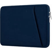 15.6" Shockproof Laptop Sleeve with front pocket, for HP Dell Asus Lenovo, Blue