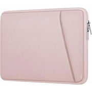 15.6" Shockproof Laptop Sleeve with front pocket, for HP Dell Asus Lenovo, Pink