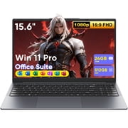 15.6 Laptop,24GB RAM 512GB SSD,Windows 11 Pro,Intel Core i3Up to 3.4GHz,Business NoteBook Computer,Microsoft Office 365,FHD 169 Display