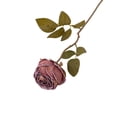 thumbnail image 1 of 15.6'' Valentine's Day Fake Rose Bouquet,1Pcs Artificial Roses Flowers,Realistic Roses, Real Touch Cloth Rose, Single Fake Flower Long Stem Bouquets for Home Wedding Party Decoration(Brown1), 1 of 9