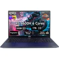 thumbnail image 1 of 15.6" Windows11 Gaming Laptop Computer AMD Ryzen 5 6600H 32GB DDR5 RAM 1TB SSD 660M 6nm GPU-Computer with 100W Type-C Backlit Keyboard Fingerprint for Business and Student Blue, 1 of 7