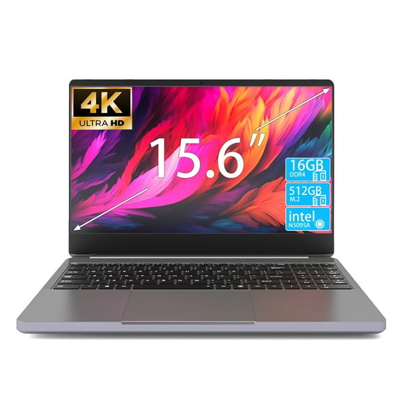 15.6-inch FHD Ultra-thin Laptop, Intel Celeron N5095A, 16GB, 512GB SSD