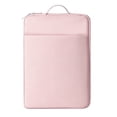 thumbnail image 1 of 15.6 inch Laptop Sleeve, Waterproof Lightweight Protective Cover Bag, Computer Sleeve Handbag with 2 Pockets, Laptop Cover Compatible with 15.6" HP Dell G15 Computer Notebook, Pink, 1 of 10