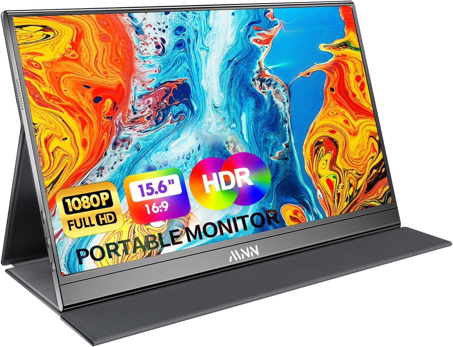 15.6-inch Portable Monitor 1080P USB-C HDMI Gaming Display with Smart ...