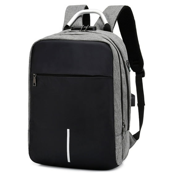 15.6-inch Protective Laptop Backpack for Business Office, Travel Commuter Backpack with USB Charging Port for Up to 15.6” Laptop MacBook, Water-resistant Computer Bag for Men Women