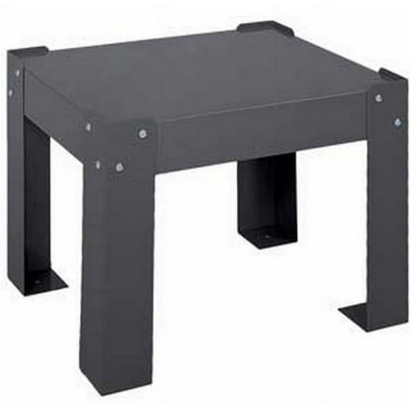 15.63 x 20.63 x 16.25 in. Steel Base for Large Slide Racks, Gray