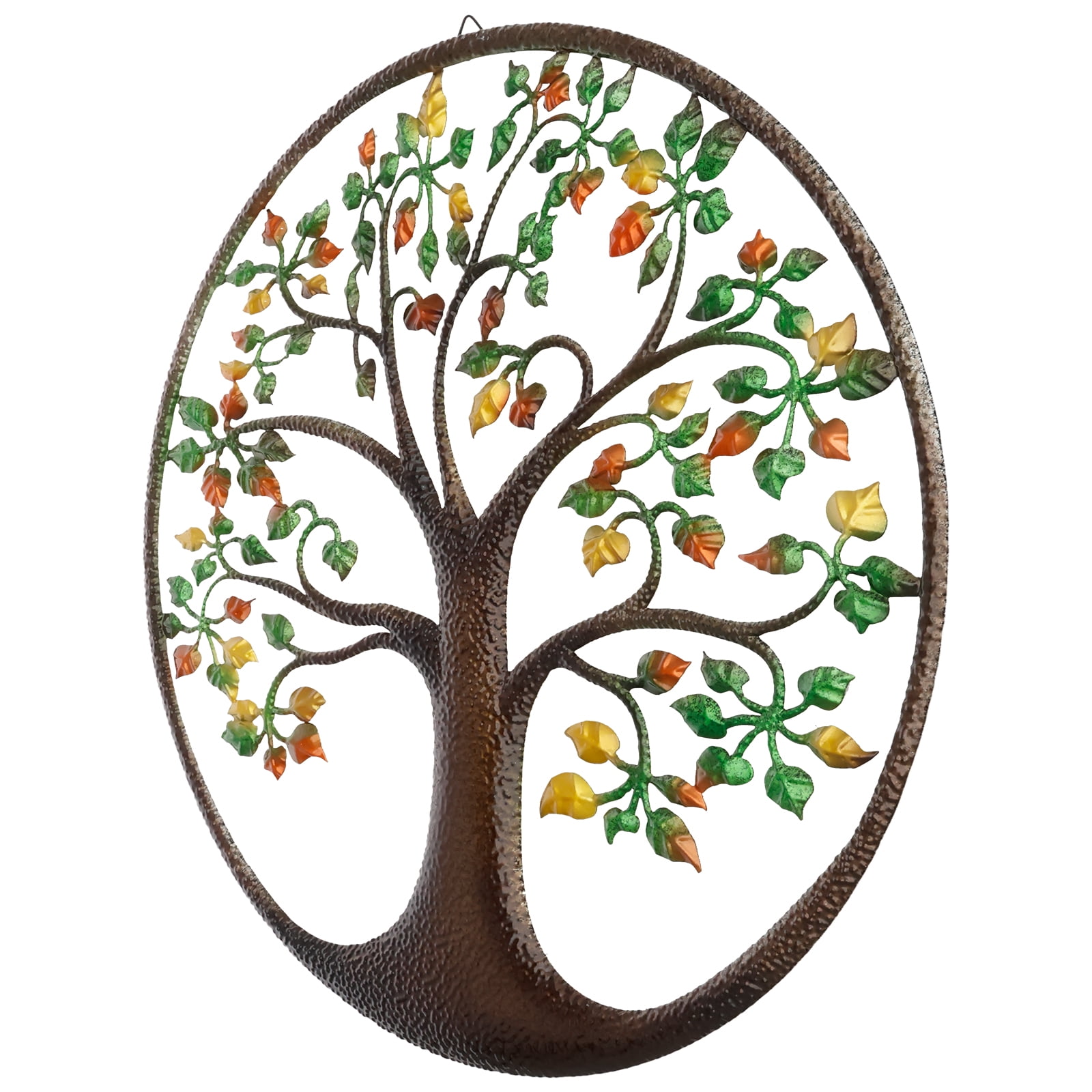 15.6in Metal Wall Art Tree of Life - Family Tree Metal Wall Decor Home ...