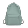 thumbnail image 1 of 15.7" Green Backpack Laptop Bag - Waterproof Travel Backpack, Large Capacity School Bag with Side Pockets, Back to School， Minimalist Durable Commuter Bag for College Students, 1 of 9