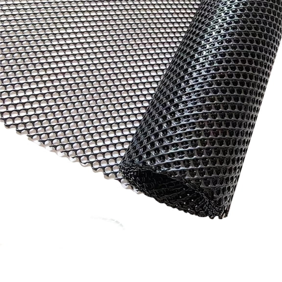 15.7 Inch by 9.8 Foot Plastic Safety Mesh Fencing, 0.31 Inch Mesh Netting for Balcony Protection and Poultry Breeding, Durable Garden Fence Barrier for Cats, Black