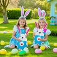 thumbnail image 1 of 15.7 Inch Easter Egg Inflatable Decoration Hanging Inflatable Easter Balloon PVC Large Outdoor Egg Bunny Text Blow up Ornament for Yard Lawn Garden Party, 1 of 6