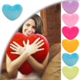 thumbnail image 1 of 15.7" Plush Pillow Heart Shape Cushion Fluffy Throw Pillow Decorative Back Cushion for Friends Valentine's Day, 1 of 4