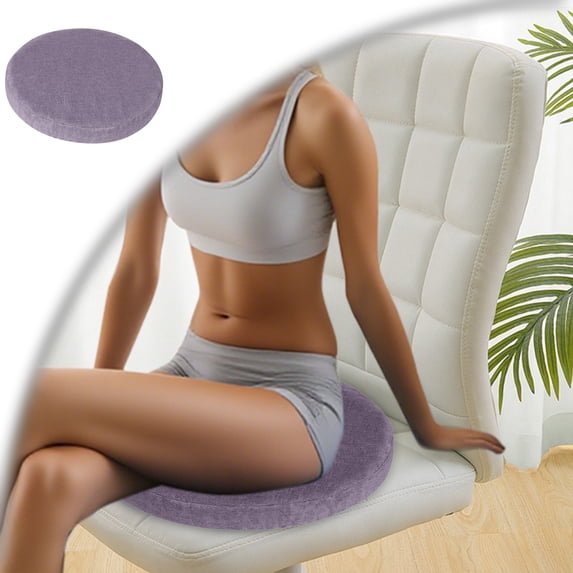 15.7" Round Bar Stool Cushion, Thick Circle Chair Cushion, Anti Chair Pad, Detachable Small Seat Cushion Cover with Rubber Granule Bottom for Kitchen Dining Chairs Bar Stools
