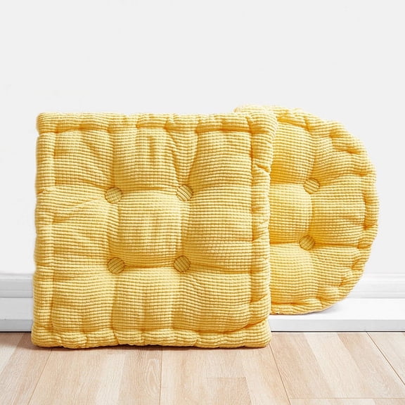 15.7" Round/Square Floor Pillows, Seating Cushion Floor Pillow Seating for Adults & Kids Bedroom, Thick Meditation Pillows Floor Cushion for Chair Sofa Yoga
