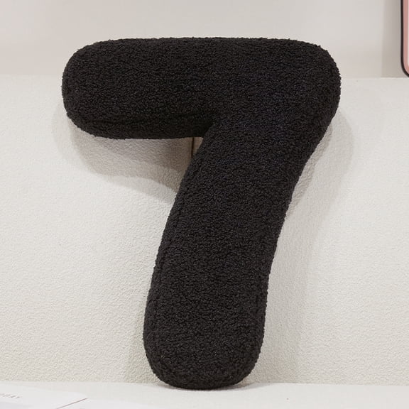 15.7" Soft Velvet Black Digital Pillow Digital 0 to 9 Decorative Throw Pillow for Bedroom Living Room DecorDigital 7