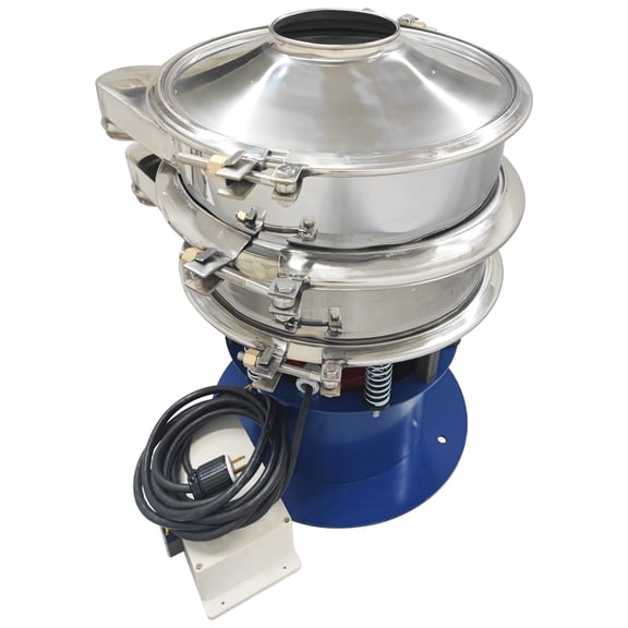 15.7" Stainless Steel Vibrating Screen Electric Vibrating Sieve Screening Machine with 40 Mesh