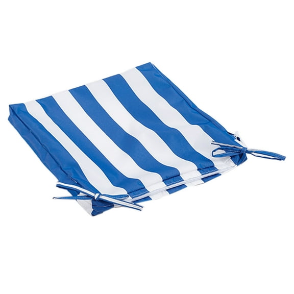 Outdoor Seat Cushion Covers with Ties & Zipper â Water-Repellent Patio Chair Slipcovers for Garden, Deck, Sofa â Non- Durable Furniture Protector (Multiple Sizes & Colors)