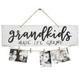 thumbnail image 1 of 15.7 X 4.7 Inch Thanksgiving Grandparents Day Nana Grandmother Photo Holder Grandma Gifts Gifts from Grandkids Picture Frame Home Decor 3 3, 1 of 7