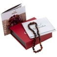 thumbnail image 1 of 15.7-inch Amberalia Amber necklace for adults - Certified Baltic Sea amber - Includes gift box with customized message and engraved storage linen bag, 1 of 5