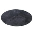 thumbnail image 1 of 15.7 inches Mini Round Rug, Mini Rug Furry Rug Round Cushion for Chair, Furry Rug for Nail Desk, Shaggy Circular Rug Plush Rug, 1 of 1
