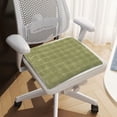 thumbnail image 1 of 15.7 x 15.7 Inch Chair Cushion, Corduroy Seat Pad, Non Slip Dining Cushion, Soft Comfort Pad for Home Kitchen Dining Room Office Chair(1Pcs, Green), 1 of 6