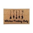 thumbnail image 1 of 15.7 x 23.6 Inch Halloween Natural Coir Doormat Decorations Halloween Ghost Pumpkin Witch Welcome Floor Mat Non-Slip Entrance Door Rugs for Indoor Outdoor Bathroom Porch Decor Halloween Door Mat, 1 of 2