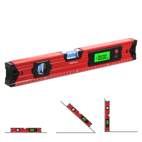 15.74 Inch Digital Level Professional Smart Precision Torpedo Level Tool Bright LED Display Magnetic Bottom for Construction Woodworking