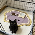 thumbnail image 1 of 15.74x11.81in Quick-Drying Absorbent Pet Feeding Mat Non-Slip Waterproof Dog Cat Bowl Mat for Food Water Dispenser Indoor Indoor Use, Keeps Floors Clean for Feeding Area, 1 of 6