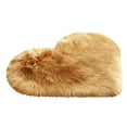 thumbnail image 1 of 15.75*19.69 Inch Faux Fur Rug, Beige Area Rugs, Fluffy Sheepskin Fur Rug, Fuzzy Ultra Soft Rugs, Machine Washable Shag Rug, Nursery Throw Rugs for Bed, Living, Kids Room, 1 of 7