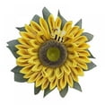 thumbnail image 1 of 15.75" Artificial Sunflower Wreath for Front Door,Sunflower Daisy Wreath with Lovely Bee for Window Wall Hanging Decor, 1 of 5