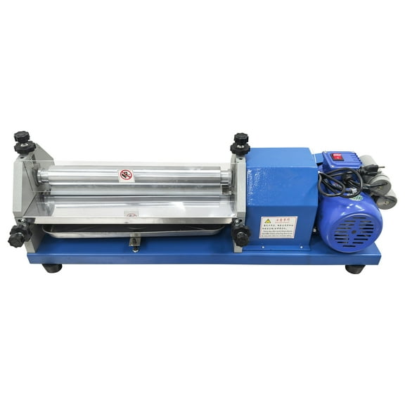 15.75" Automatic Gluing Machine Water-soluble Glue Gluing Device Soft Roller Leather Glue Coating Machine