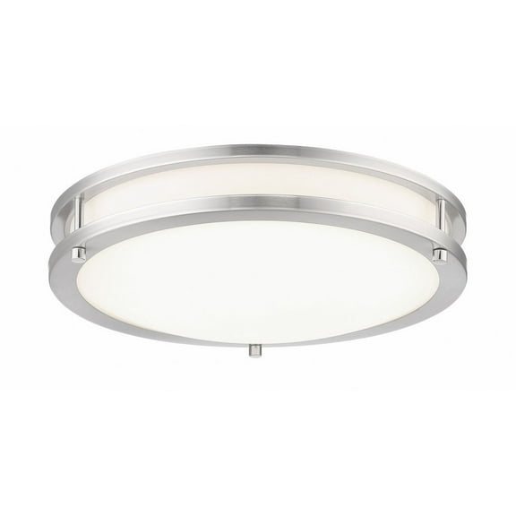 15.75 Inch 25W 1 Led Round Flush Mount-Brushed Nickel Finish Minka Lavery 716-84-L