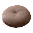 thumbnail image 1 of 15.75 Inch Round Seat Cushion - Super Thick Tufted Floor Pillow with Linen Cover - Japanese Style Tatami Meditation Yoga Cushion for Indoor Outdoor Use - Reading Chair Pad Large Sitting Mat, 1 of 3