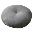 thumbnail image 1 of 15.75 Inch Round Seat Cushion - Super Thick Tufted Floor Pillow with Linen Cover - Japanese Style Tatami Meditation Yoga Cushion for Indoor Outdoor Use - Reading Chair Pad Large Sitting Mat, 1 of 3