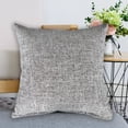 thumbnail image 1 of 15.75 Inch Square Pillow Cover​​ -Decorative Cushion Case for Sofa, Living Room and Bedroom, All-Season Home Decor Accent Pillow Protection Cover Gray, 1 of 6