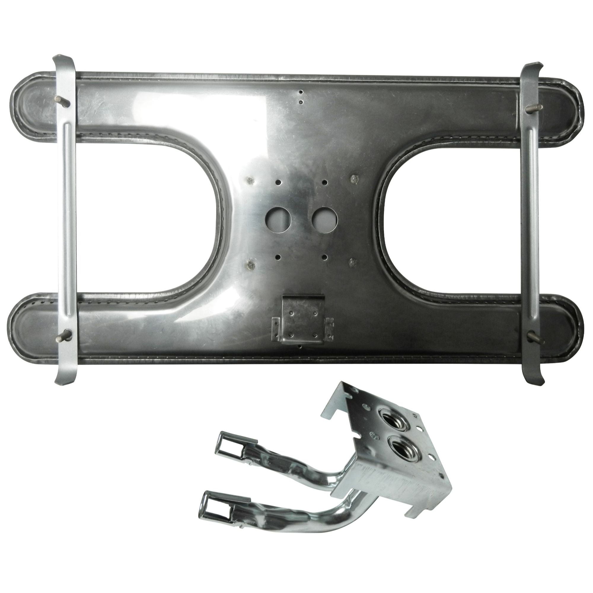 15.75" Stainless Steel H Twin Burner for Gas Grills