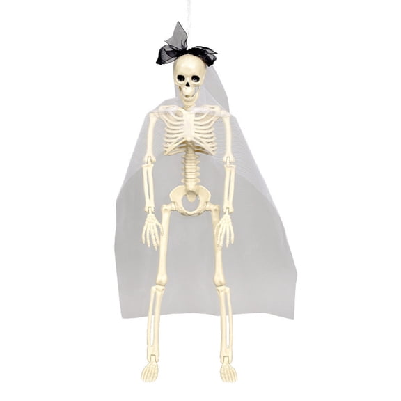 15.75 in. Halloween Scary Skeleton Props — Bone Shapes with Eerie Shadows, Halloween Decorations for Snack Tables, Dessert Stations & Halloween Party Setups — great for Trick or Treat Nights
