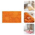 thumbnail image 1 of 15.75 x 23.62 Inch Bathroom Rug, Water Absorbent Shaggy Bath Mat, Non Slip Floor Mat for Shower Entrance, Indoor Doorway, 1 of 5
