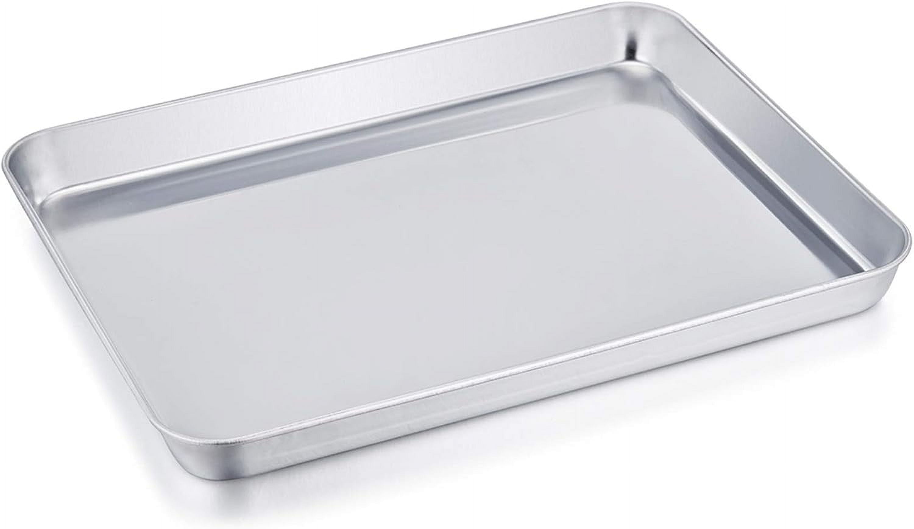 15.75x11.8In Baking Sheet,Stainless Steel Cookie Baking Pan,Dishwasher Safe,Commercial Grade Sheet Pans for Oven Baking