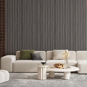 15.75x118 Inch Slat Wood Wall Panels Peel and Stick Thick Vinyl Wallpaper Background Decal-a4-