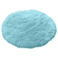 thumbnail image 1 of 15.75x15.75 Inch Round Area Rug Soft Plush Shaggy Circle Carpet for Bedroom Living Room Playroom Dorm Home Decor Cute Floor Mat for Girls Boys Rooms, 1 of 6