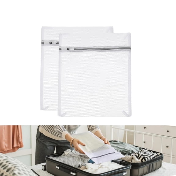 15.75x19.69In Mesh Laundry Bags,Heavy-Duty Zipper Wash Bags with Coarse Mesh,Coarse Mesh Bags,Laundry Bag with Secure Locking Zipper