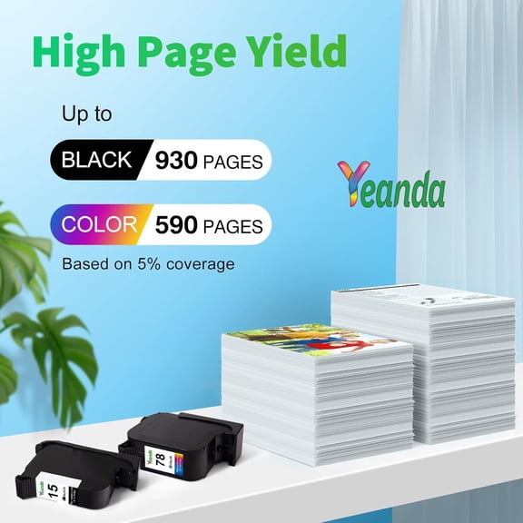 15 78 Ink Cartridge Combo Pack for  Printers