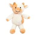 thumbnail image 1 of 15.7in Brown White Cow Plush Toy ,Brown Ear Cute Cow, Start the Journey of Healing Department, 1 of 5