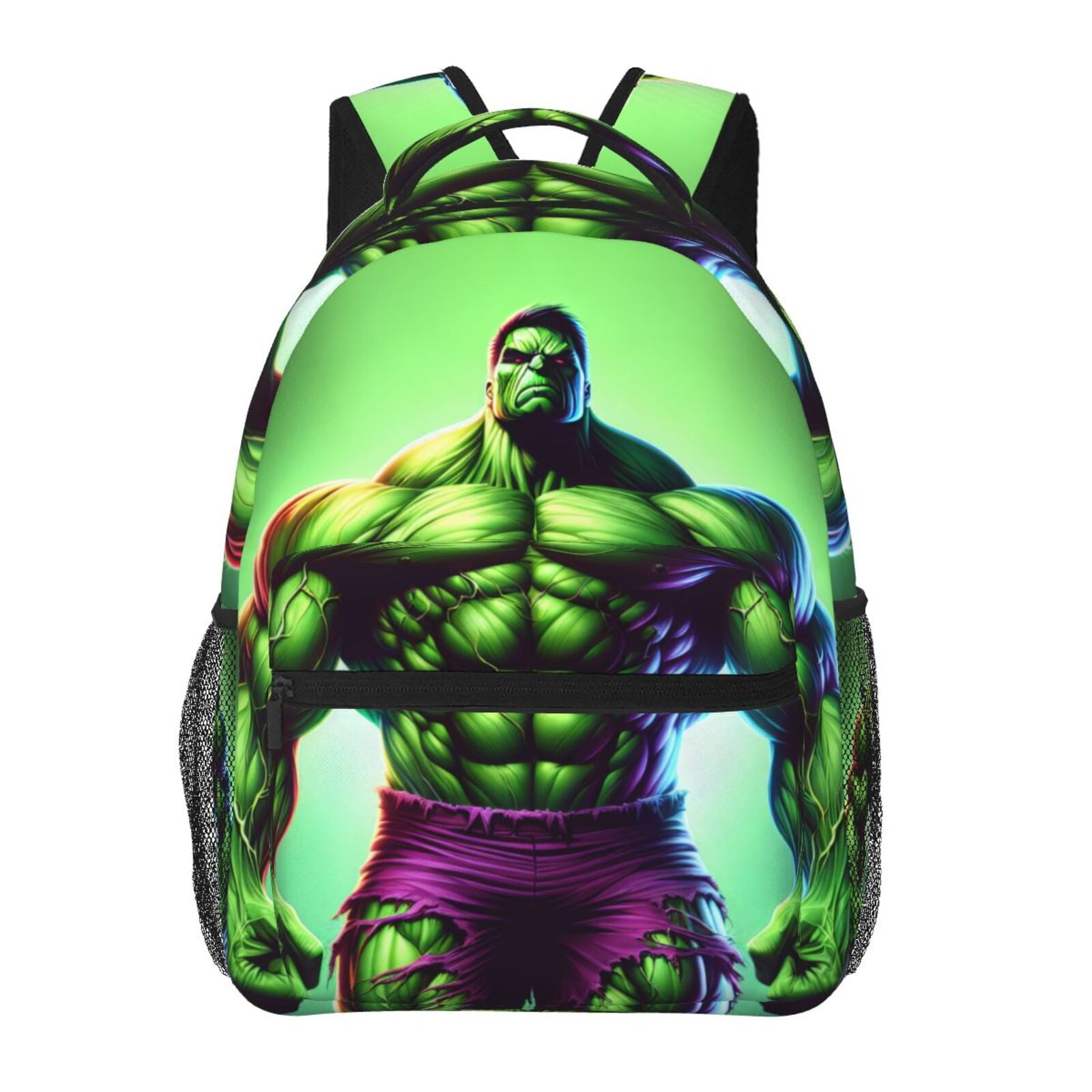 15.7in Green Hulk Backpack With Large Pocket Lightweight School Bag Daypack Casual Bookbag For Boys Girls Walmart