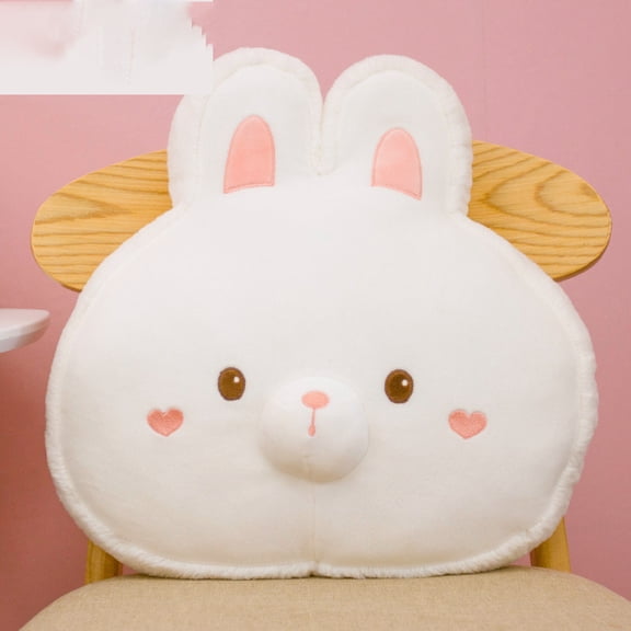 15.7in Rabbit Stuffed Animal Plush Toy , Toy Pillow for Christmas, Birthday Gift，Sofa Bed Home Decoration，White