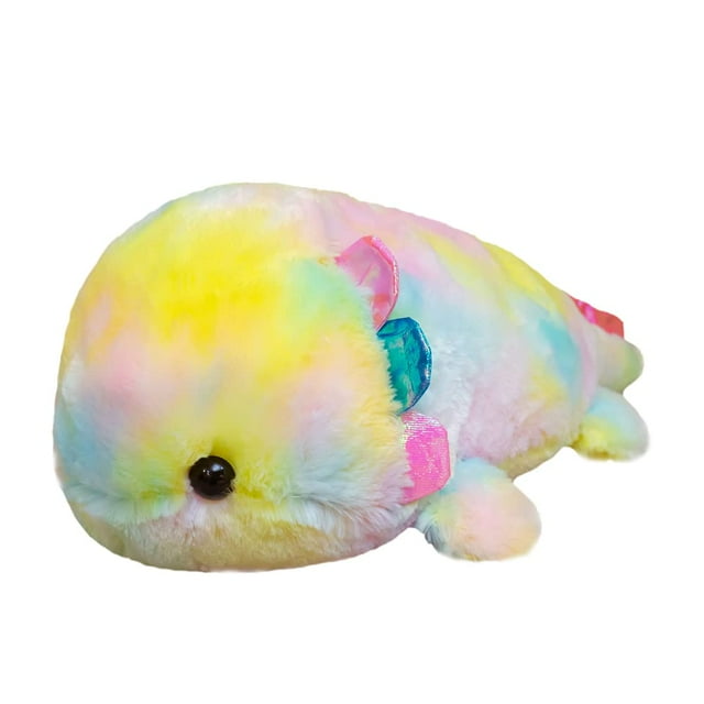 15.7in Rainbow Axolotl Plush Toy Stuffed Animal Pillow Toy Doll,Kawaii
