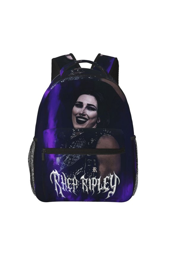 15.7in Rhea Wres-Tler Riple Backpacks Cute Laptop bag Cartoon Bags Bookbag Daypack Outdoor Travel